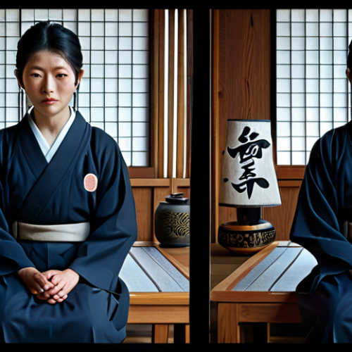 Home 6 Here are two professional image prompts for Stable Diffusion XL, inspired by the themes of Japanese spirituality and its integration into daily life: